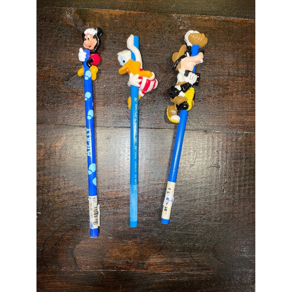 Disney Other - Vintage Disney Collectible Pencils Mickey Mouse Donald Duck Goofy 90s‎ Lot